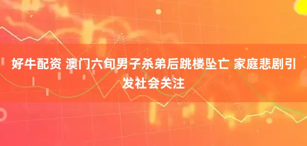 好牛配资 澳门六旬男子杀弟后跳楼坠亡 家庭悲剧引发社会关注